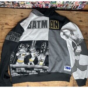 Looney Tunes x Batman Men's Graphic Hoodie Sweatshirt, Multicolor Size M(38-40)